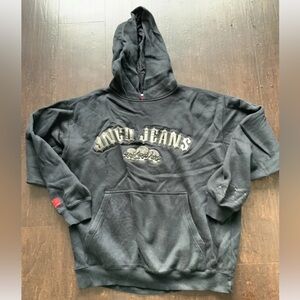 Vintage JNCO Triple Skull  Black Hoodie Mens L